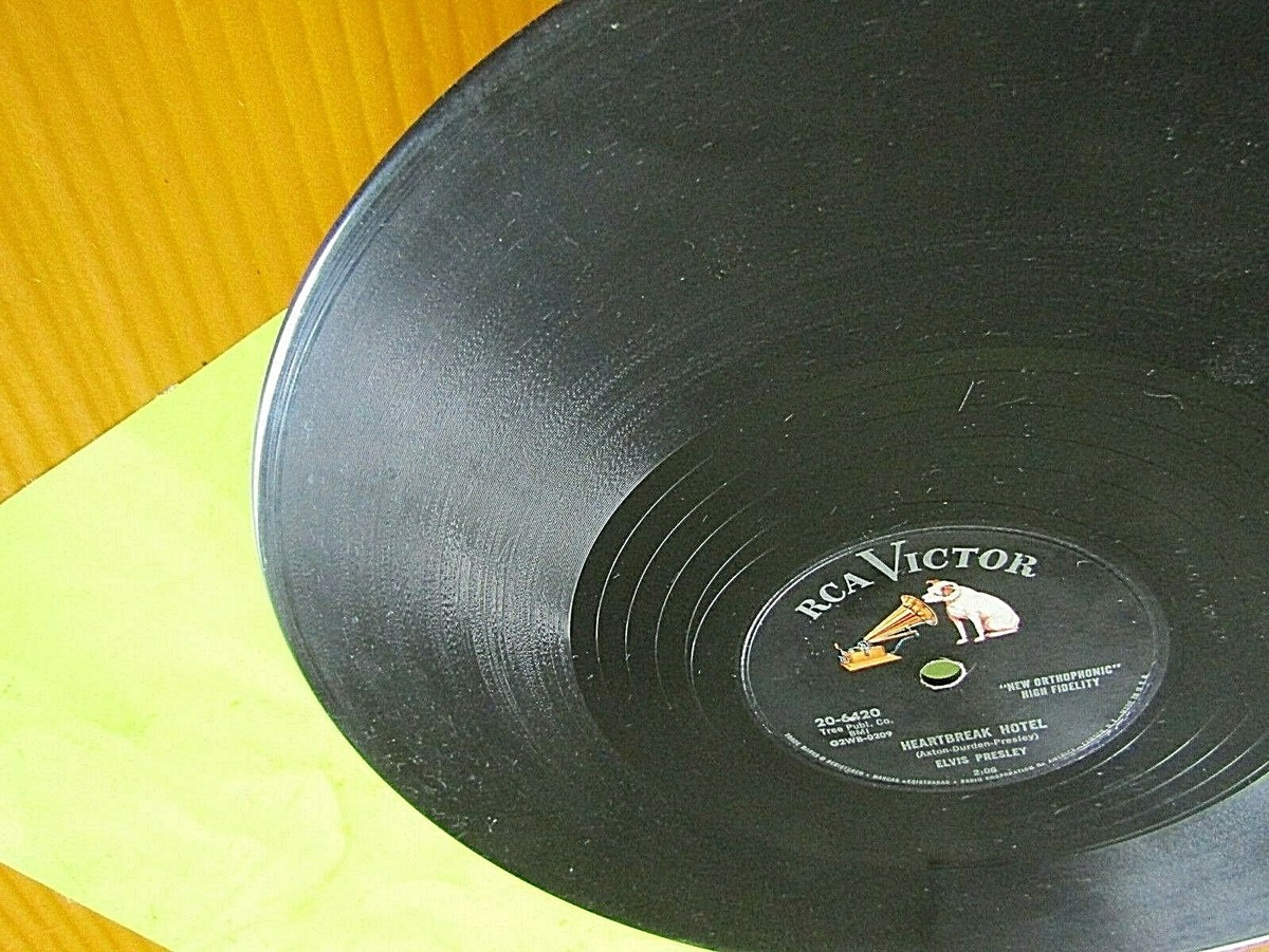 78 RPM ELVIS PRESLEY HEARTBREAK HOTEL RECORD RCA VICTOR 20-6420 | eBay