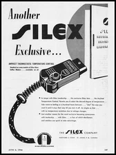 1946 Silex Co. Hartford Connecticut Anyheet Temp Control Electric Cords Print Ad