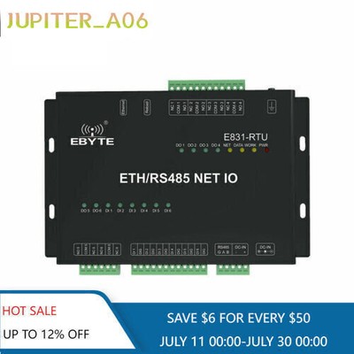 Digital Quantity RS485 Ethernet Modbus TCP RTU Relay Output Wireless Transceiver