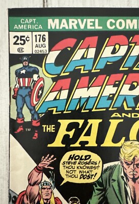 #176 America Captain 1974 August #176 America Captain アメコミ (August, Old Year 50 the of Attack | 1974) アメコミ