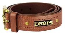 NWT Levi's Men's Classic Preium Geniune Leather Belt 11LV3253 Brown S 30-32 