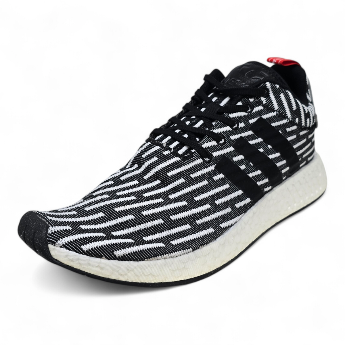 ADIDAS NMD R2 PRIMEKNIT BLACK-WHITE TRAINERS (BB2951) | eBay UK