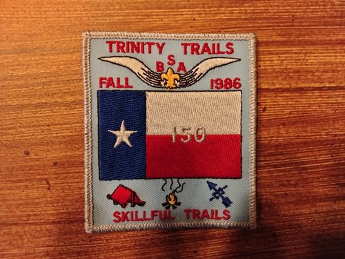 Boy Scout, Trinity Trails Fall Camp,1986, Skillful Trails.NOS.