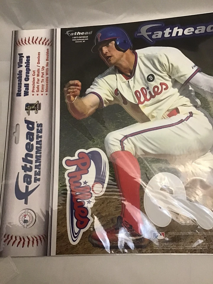 费城费城标志 FATHEAD HUNTER PENCE 可重复使用乙烯基贴纸套装 — 第 3/4 张图片