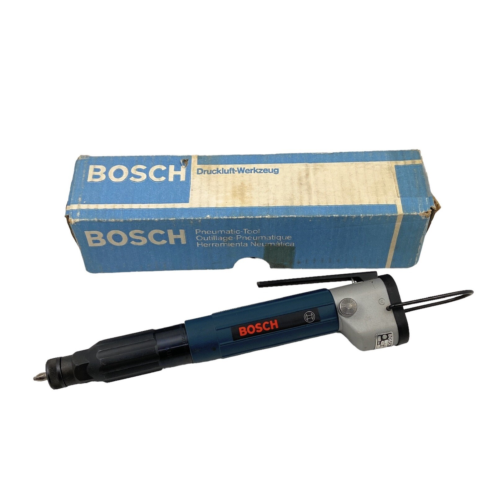 🌟Bosch 180 Watt Pneumatic Inline Screwdriver, 1/4”Quick Change, 980rpm, 87psi