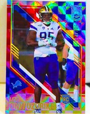 Levi Onwuzurike RC 2021 Donruss Elite /399 Pink Red Checkered Rookie Card #157