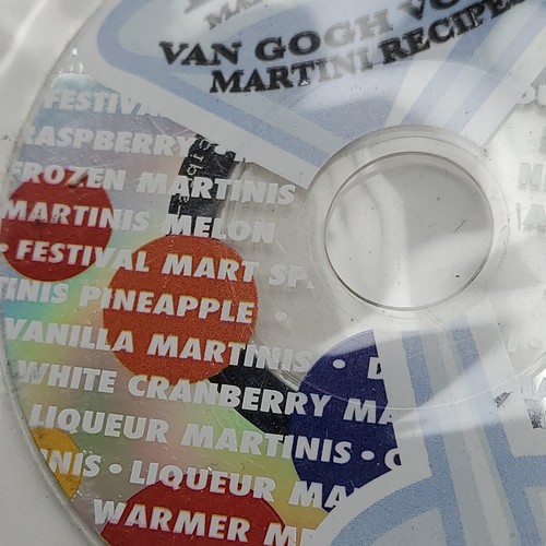 Van Gogh Vodka Martini Recipes. 10,347 Martinis World Largest List CD - Picture 7 of 9