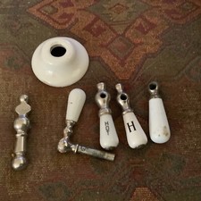 Vintage Porcelain Faucets Fixtures Used