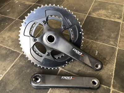 Sram Red carbon Semi Compact 11 Speed Crankset Chainset GXP 52/36  UK