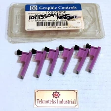 GRAPHIC CONTROLS 10557636 82-39-0306-06 PURPLE CHART RECORDER MARKER PEN QTY 6