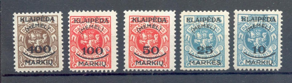 Memel 124/28 Set * MH (71214