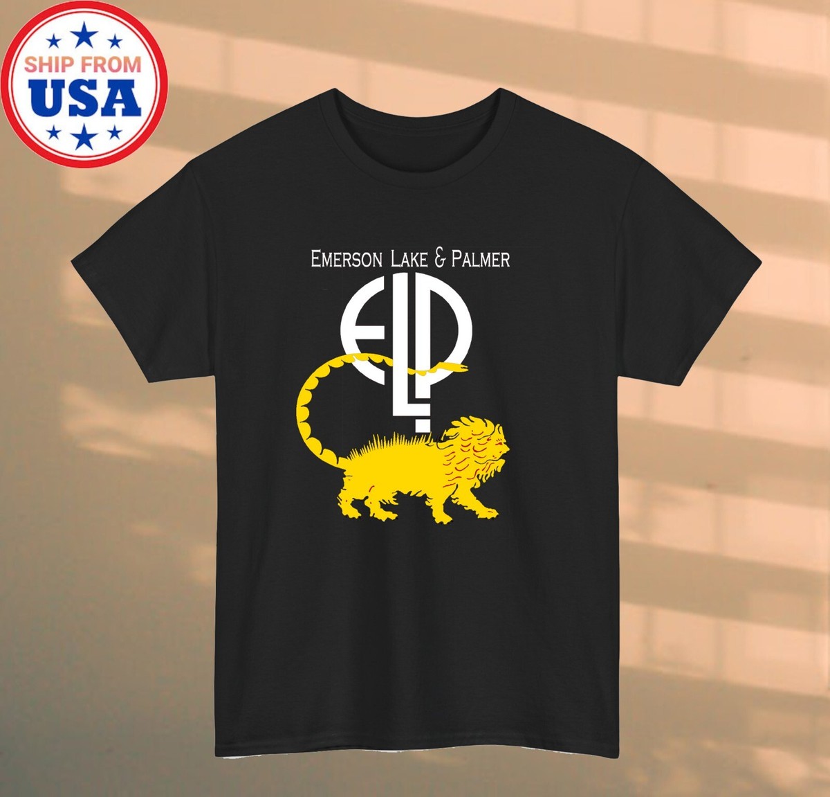 ELP Emerson Lake And Palmer Men's Black Size S-5XL | eBay