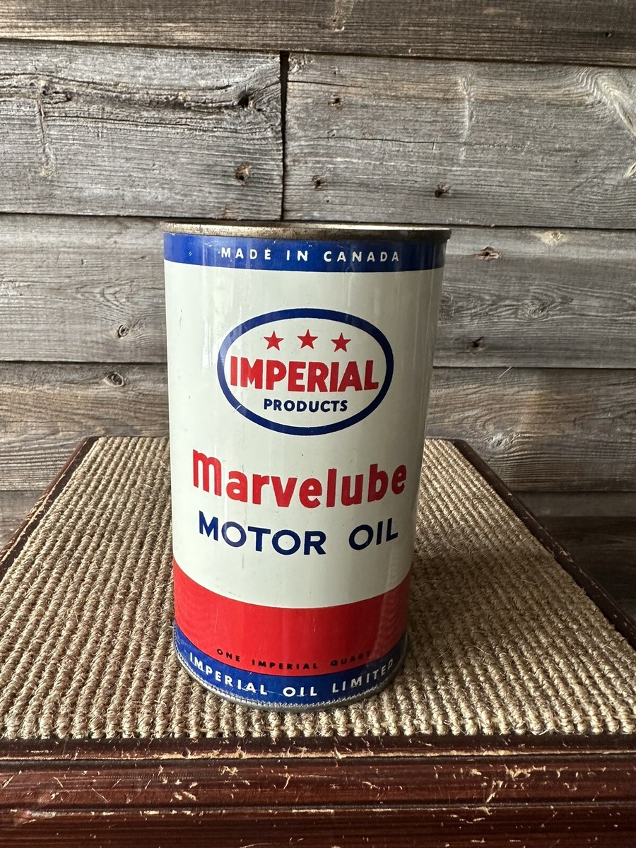 Vintage Marvelube Motor Oil Quart Imperial 3 Stars | eBay