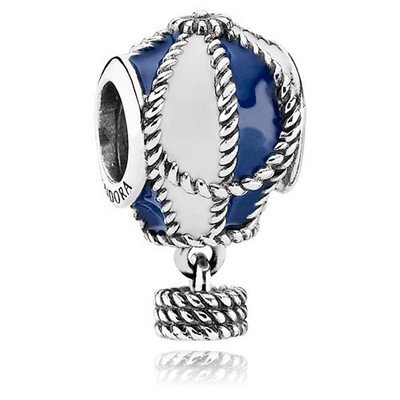 Neu Original Pandora Silber Up and Away Ballon Reise Dangle Charm 791145ENMX