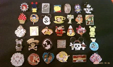 Disney Trading Pins-Lot of 25-No Duplicates-LE-HM-Rack-Cast-Free Shipping