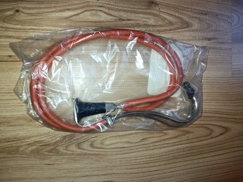 1970' NOS VINTAGE STETHOSCOPE FUNNEL DOUBLE TUBE RED - Picture 2 of 5