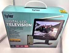 Tyler TTV706 10  Portable Widescreen 1080P LCD TV w/ Det. Antennas, HDMI, USB...