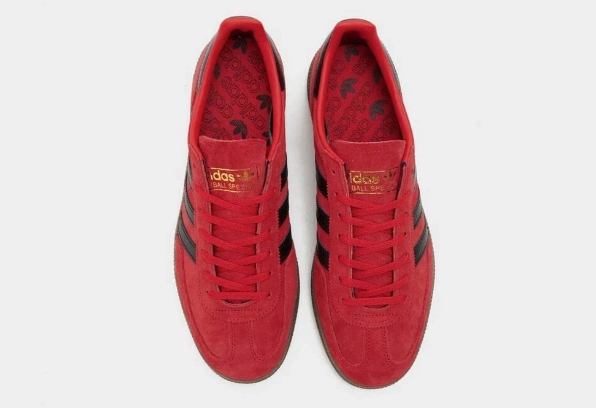 Adidas Originals Handball Spezial Trainers-Red/Black-Size 8-New *RARE* RRP £130 image 5
