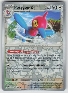 Porygon-Z 144/182 Paradox Rift Reverse Holo Rare