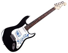 TK Webb & Band Signed Autographed Guitar