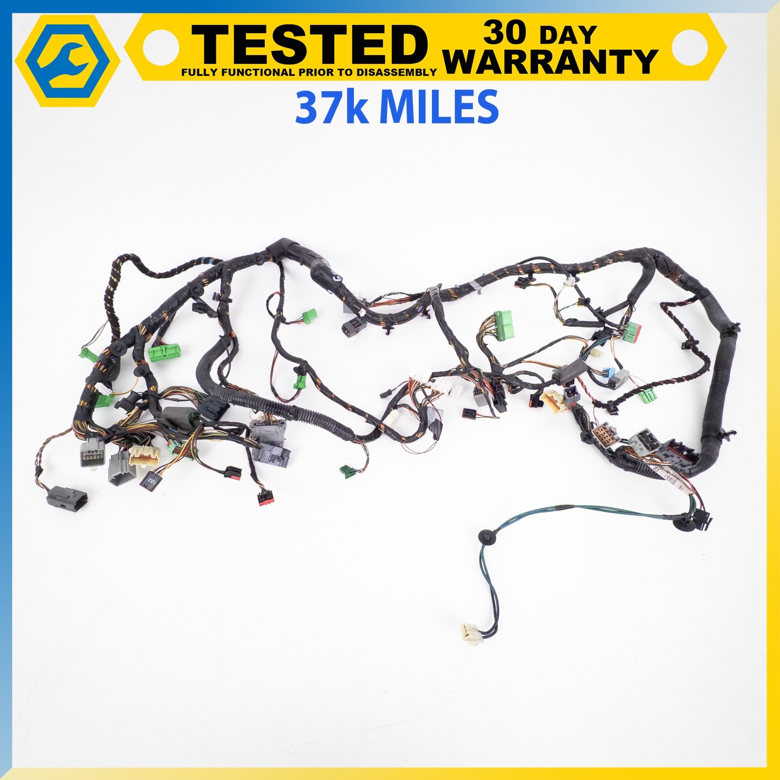 05-08 ASTON MARTIN DB9 VOLANTE DASHBOARD INSTRUMENT PANEL WIRING HARNESS OEM