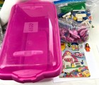 LEGO 5560 Large Pink Brick Box 100% Complete With Instructions & Plastic Tub