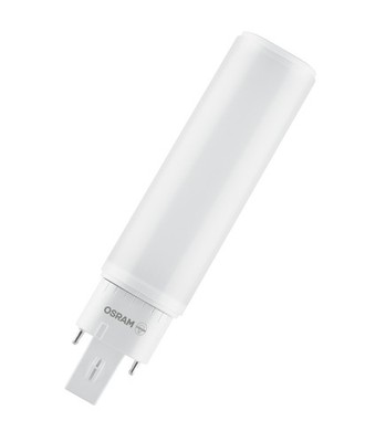 OSRAM DULUX D 18 LED-Lampe für G24D-2 Sockel, 7 Watt, 640 Lumen, Warmweiß