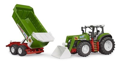 BRUDER,ROADMAX with loader and trailer, 1/16, BRU3452