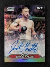 2025 Topps Stadium Club Chrome UFC JUSTIN GAETHJE Auto Refractor #CAS-JGE