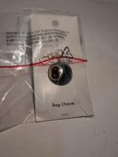 Kate Spade Black and Gold  8 Ball Bag Charm Target Collab