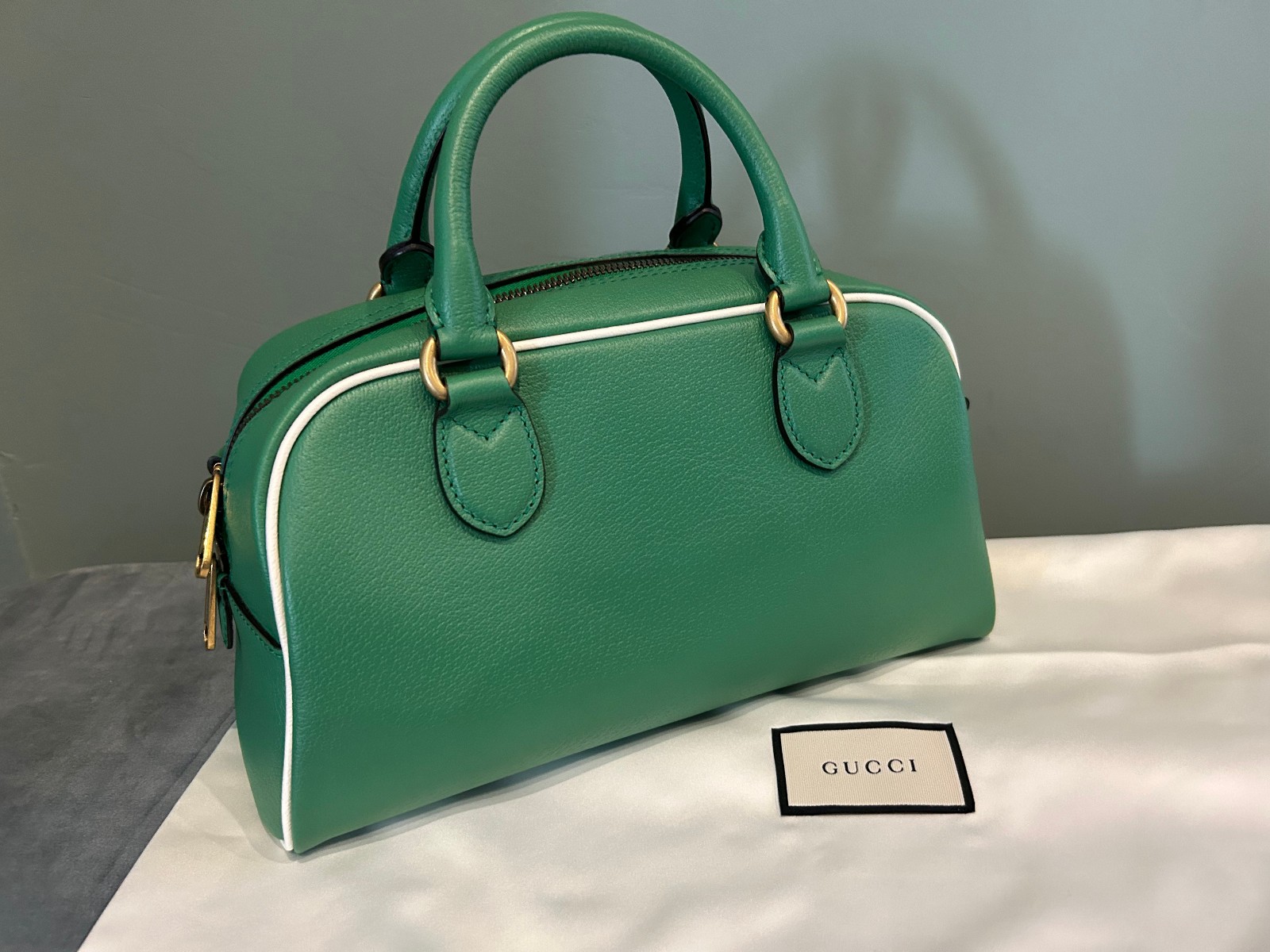 Genuine Gucci X Adidas Leather Bag Limited NEW RARE / Womens image 3