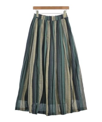 UHURU Long/Maxi Length Skirts GreenxIvoryxNavyetc.(Patterned) 2200686686033