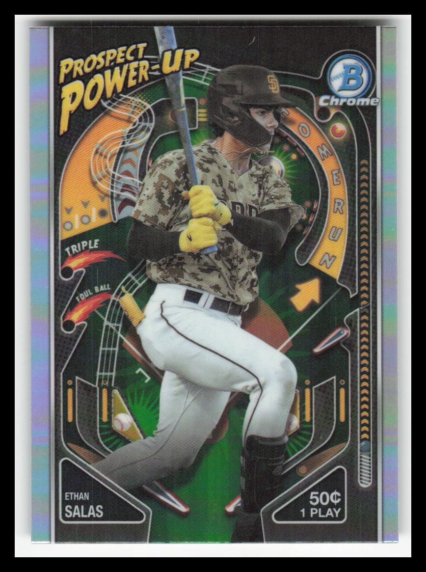 2024 Bowman Chrome Prospect Power-Up #PP11 Ethan Salas