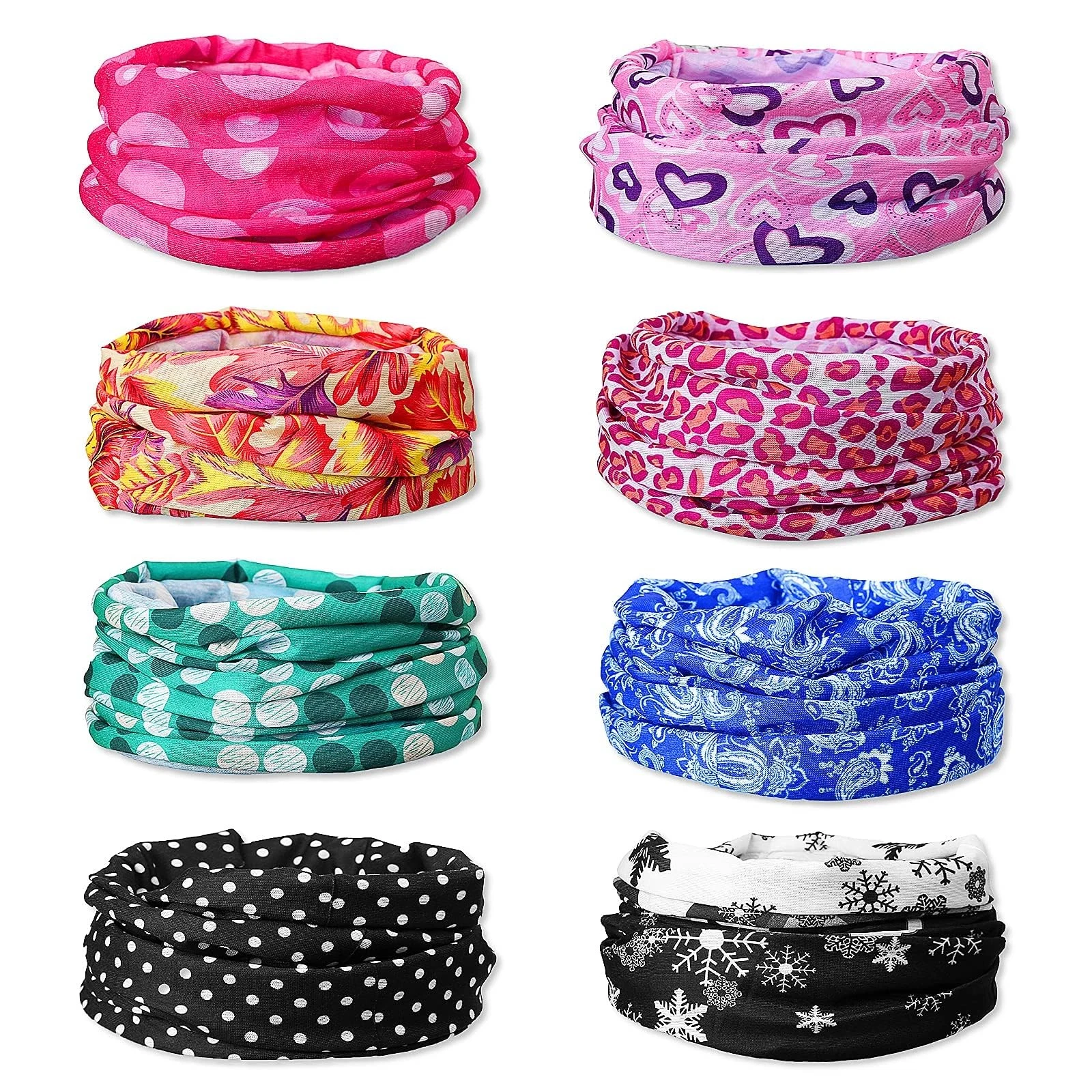 8PCS Multifunctional Headwear Outdoor Scarf, Sports 48cm x 24cm, Colorful
Opens in a new window or t