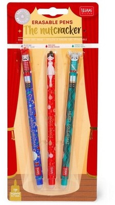 Legami Nutcracker Weihnachten 2025 3er Gelstifte   Limitierte Xmas-Edition
