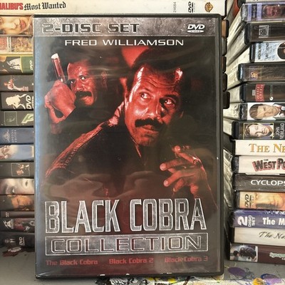 The Black Cobra & Black Cobra 2 Collection (DVD) Fred Williamson Action Brentwoo