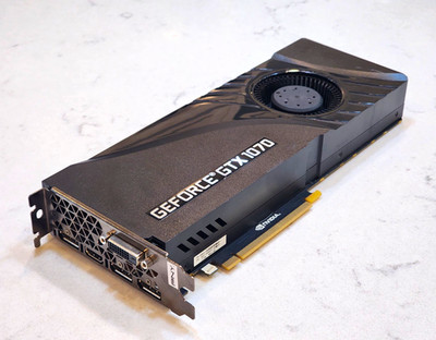 PNY GeForce GTX 1070 8GB GDDR5 Blower Edition PCIe CUDA Multi-Monitor HDMI