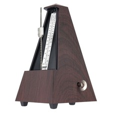 Mechanical Metronome with Bell for Piano Guitar Drum Classic Brown
