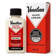 Venetian Shoe Cream, 3 Ounces, Neutral 3 oz,