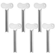 6 Pcs Metal Tube Squeezer, Toothpaste Tube Key, Alloy Roller Wringer Dispense...