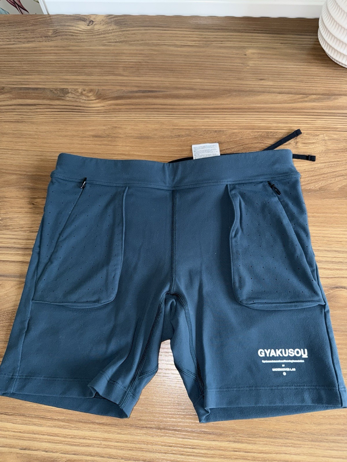 SACAI X NIKE Nike x Gyakusou Undercover Lab Leggings Pantaloncini da Corsa Blu.