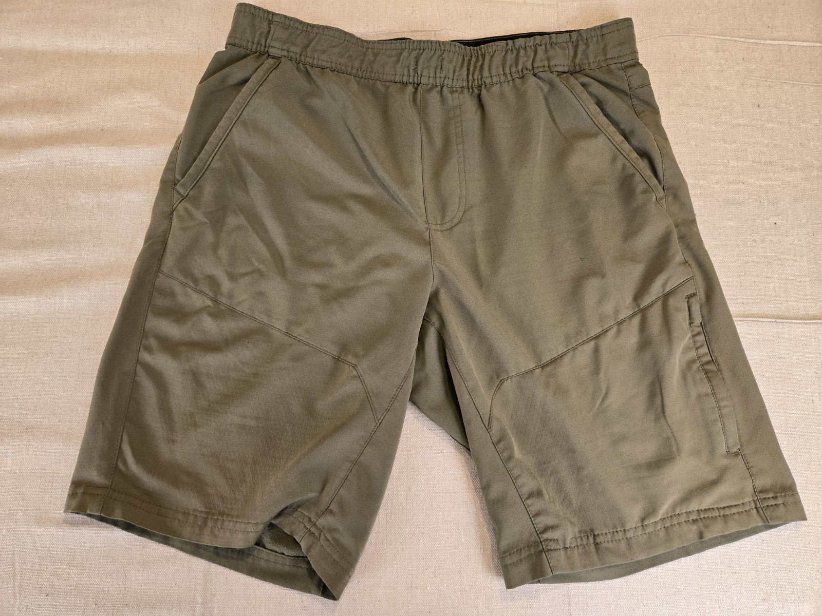 Gerry Mens Trail Shorts Size M Green Outdoor Hiking Stretch Lightweight