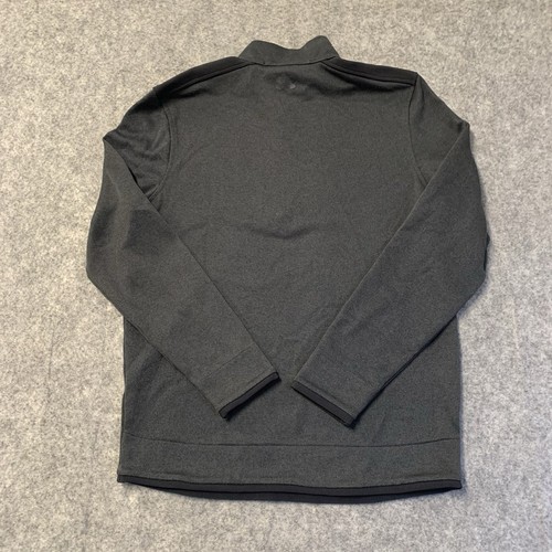 Under Armour 1/4 Zip Pullover Mens M Dark Gray Loose Coldgear - Picture 7 of 9