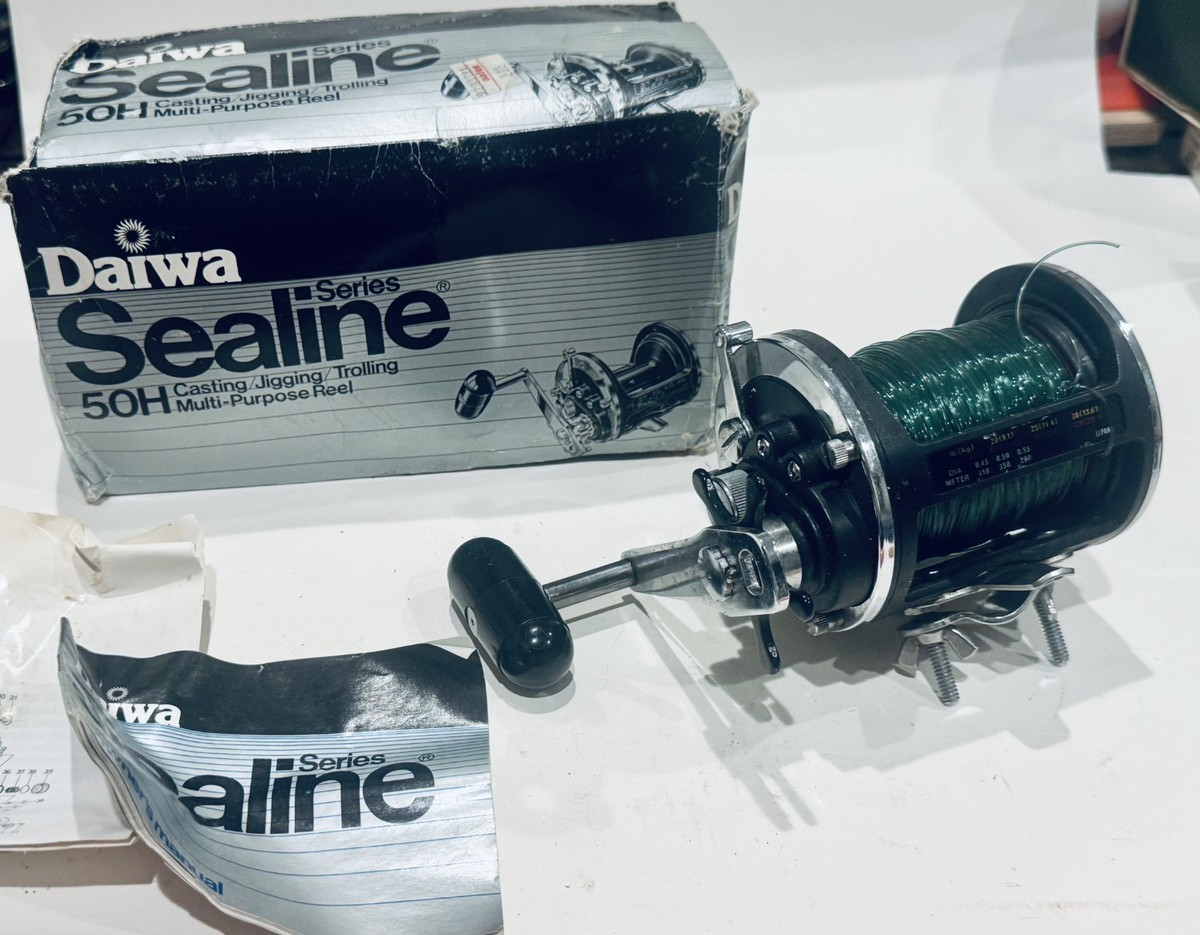 Daiwa Sealine 50H Star Drag Big Game Reel Clean w/ Box & Manual
