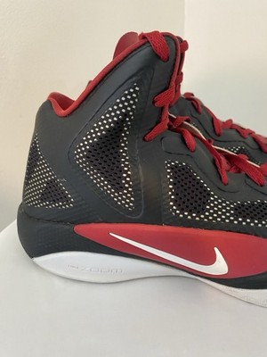 NIKE HYPERFUSE バスケットシューズ レッド NIKE HYPERFUSE RED GREY BLACK 525022-602 2012 2011 2013 US 15 pe