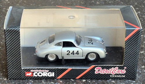 Corgi DetailCars Titanium ART.. 226 Porsche 356A 1000 Miglia Silver 96628 - Picture 10 of 10