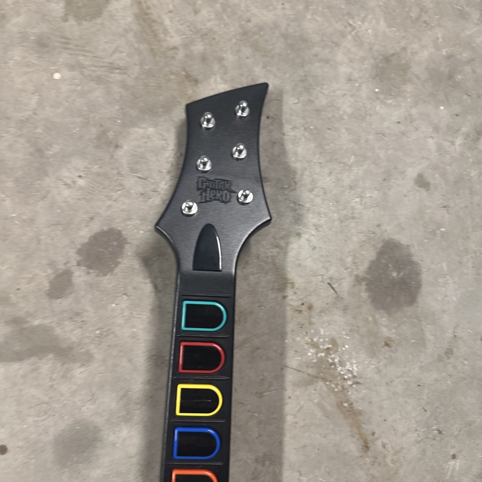 Guitar Hero 5 Wireless Controller Red White Works Great! | eBay