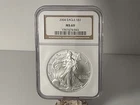 2004 1 Oz .999 Fine Silver American Silver Eagle $1 MS 69 MS69 NGC 1oz 1 Ounce