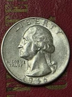 1946 P  ** Washington SILVER Quarter ** Beautiful Color ** HI- GRADE  ALBUM COIN