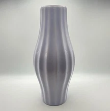 Vintage Royal Haeger Ceramic Art Pottery Vase Curved Pale Lavender Lilac 12”